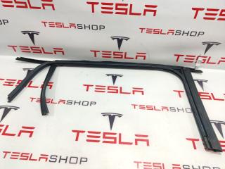 Уплотнитель стекла подъемной задней двери Tesla Model X 1 поколение 2019, 1032277-00-E, 1069520-90-H, 1484041-00-A