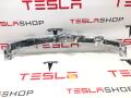 Накладка V-образная декоративная переднего гриля хром (птичка) Tesla Model S 1 поколение [рестайлинг] 2019, 1065233-00-C, 1056377-00-E - фото №4