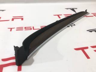 Накладка декоративная обшивки двери Tesla Model S 1 поколение [2-й рестайлинг] (2021 - 2025), 1588391-01-E
