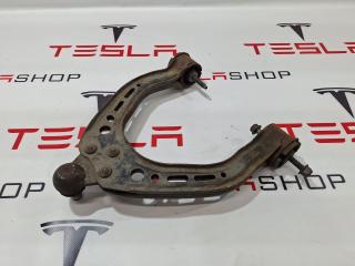 Рычаг верхний передний (подкова) Tesla Model S 1 поколение 2013, 6006532-00-A, 2007059-00-B, 1004357-00-A