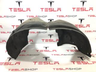 защита арок передняя левая (подкрылок) Tesla Model X 1 поколение 2019, 1034249-00-H