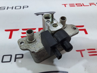 Теплообменник/чиллер (CHILLER) Tesla Model X 1 поколение 2018, 1037357-00-G, 1039040-00-G, 1027569-00-D, 1037764-00-C