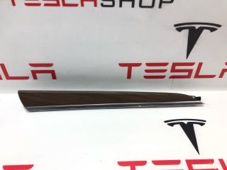 Накладка декоративная обшивки двери Tesla Model S 1 поколение [2-й рестайлинг] (2021 - 2025), 1588427-01-E
