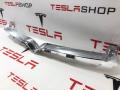 Накладка V-образная декоративная переднего гриля хром (птичка) Tesla Model S 1 поколение [рестайлинг] 2019, 1065233-00-C, 1056377-00-E - фото №3