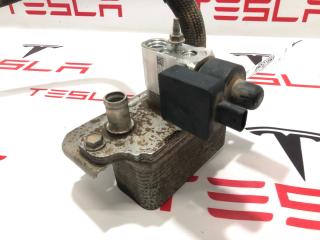 Теплообменник/чиллер (CHILLER) Tesla Model X 1 поколение 2019, 1037357-00-G, 1039040-00-G, 1027569-00-D, 1037764-00-C