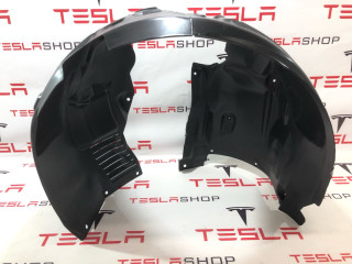 защита арок передняя левая (подкрылок) Tesla Model X 1 поколение [рестайлинг] 2022, 1679843-00-A, 1585128-00-B
