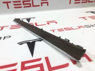 Накладка декоративная обшивки двери Tesla Model S 1 поколение [2-й рестайлинг] (2021 - 2025), 1566069-01-E