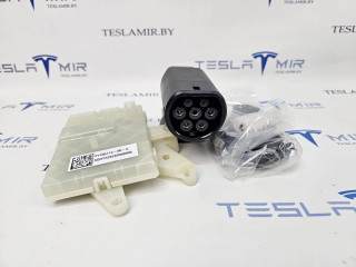 Блок ретрофит (ccs2) + Адаптер-переходник Tesla Tesla Model X 1 поколение 2020, 1495114-00, 1486940-00, 1495114-00-C