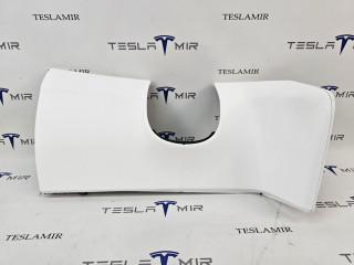 Накладка декоративная под руль (кожух защита) Tesla Model X 1 поколение 2018, 1007013-00, 1007010-00, 1002405-1