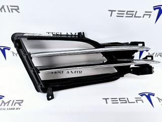 Люверс переднего бампера в сборе (корпус, хром) правый Tesla Model S 1 поколение [рестайлинг] 2017, 1104854-01, 1058007-00, 1058008-00, 1056380-00, 1056381-00