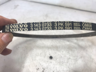 ремень ручейковый Volvo XC60 2 поколение 2023, 2.0 л., бензин, АКПП, белый, внедорожник 5 дв., передний привод, 31430733