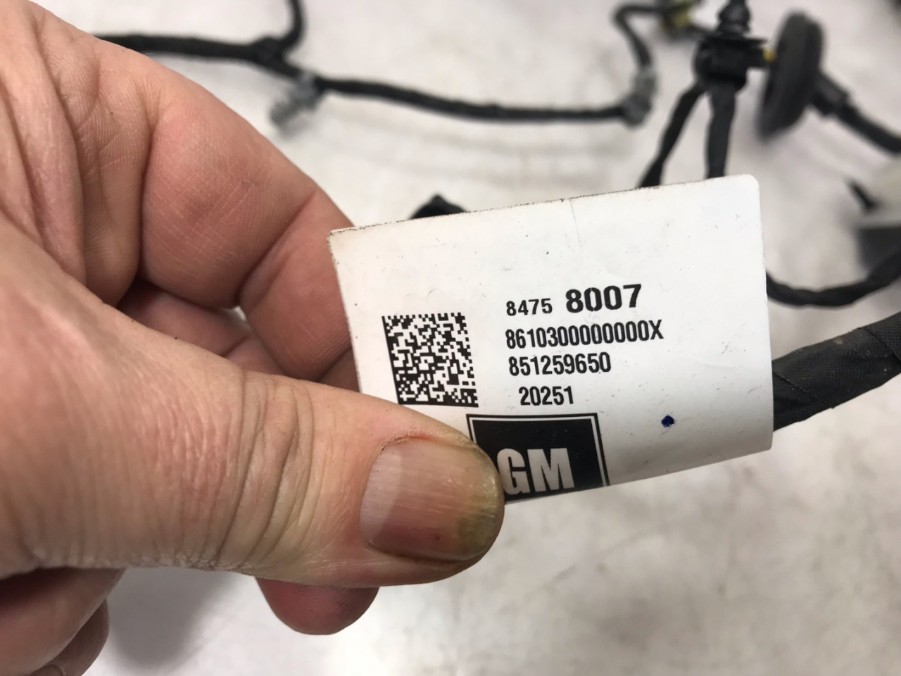 дверная проводка GMC Terrain 2 поколение 2018, 1.5 л., бензин, АКПП, черный, внедорожник 5 дв., полный привод, 84758007 - фото №1