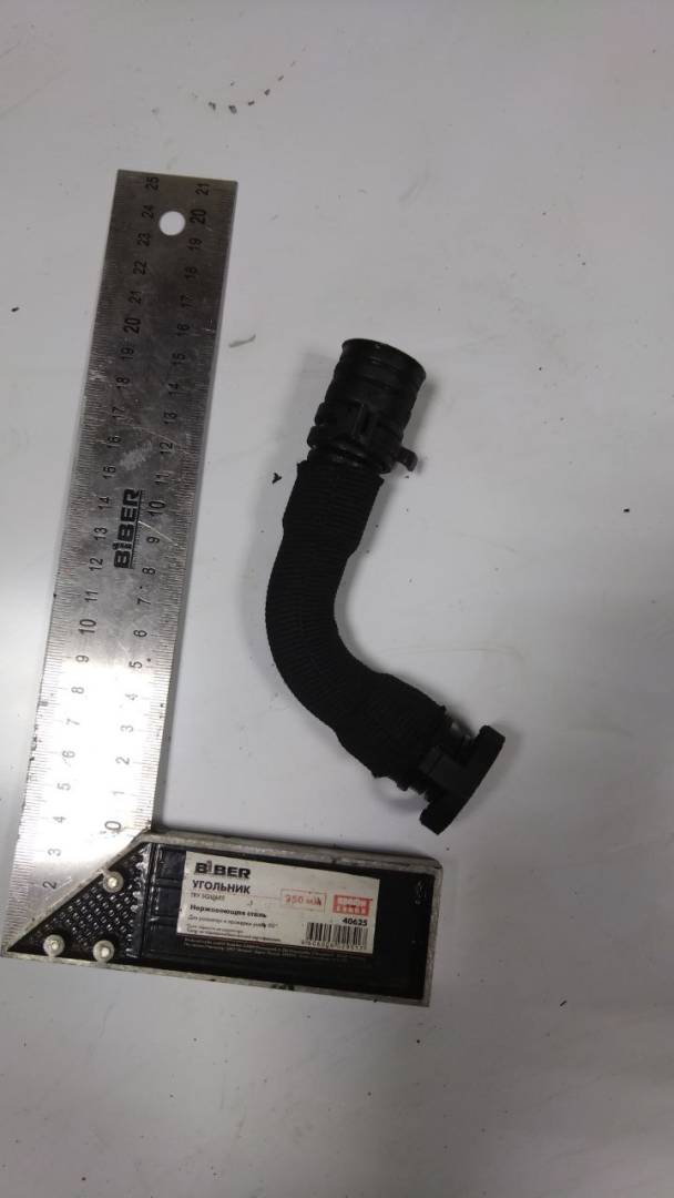 трубка системы рециркуляции EGR Volkswagen Passat B6 (2005 - 2010), 2.0 л., дизель, 038103493AC - фото №1