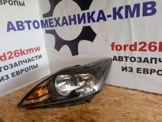 Фара галогеновая Ford Focus 2 поколение CB4 2008, 1.6 л., i, SHDA, бензин, 5МКПП, moondust silver, хетчбэк 5 дв., передний привод, правый руль