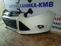 бампер передний Ford Focus 3 поколение CB8 2012, 1.6 л., i-VTEC, IQDB, бензин, 5МКПП, frozen white, хетчбэк 5 дв., передний привод, правый руль - фото №2