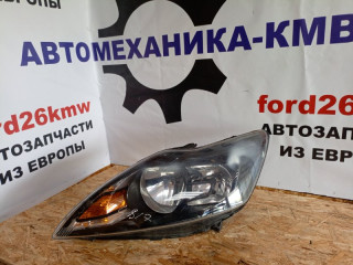 Фара галогеновая Ford Focus 2 поколение [рестайлинг] CB4 2009, 1.6 л., SHDA, бензин, МКПП, серо голубой металик, хетчбэк 5 дв., передний привод, правый руль