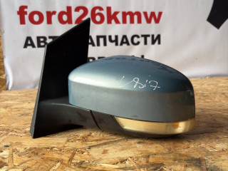 зеркало наружное левое Ford Focus 2 поколение [рестайлинг] CB4 2009, 1.6 л., SHDA, бензин, МКПП, серо голубой металик, хетчбэк 5 дв., передний привод, правый руль