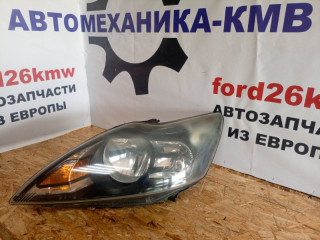 Фара галогеновая Ford Focus 2 поколение [рестайлинг] CB4 2009, 1.6 л., SHDA, бензин, МКПП, серо голубой металик, хетчбэк 5 дв., передний привод, правый руль