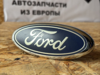эмблема Ford Focus 2 поколение [рестайлинг] CB4 2009, 1.6 л., SHDA, бензин, МКПП, серо голубой металик, хетчбэк 5 дв., передний привод, правый руль, 4M51-8216-AA