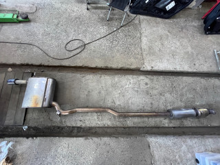 глушитель Mini Cooper 3 поколение [рестайлинг] F55 2020, 1.5 л., B36 A15 A, бензин, АКПП, b71, хетчбэк 5 дв., передний привод, 18308616384, 8616384, 18308615433, 8615433