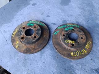 диски тормозные (комплект) Toyota Sprinter E100 AE100 1992, 1.5 л., 5A-FE, бензин, АКПП, седан