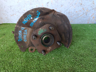 кулак поворотный правый Toyota Corsa 4 поколение EL41 (1990 - 1994), 1.3 л., 4E-FE, бензин, АКПП, хетчбэк 3 дв.