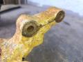 кулак поворотный левый Nissan Almera N16 [рестайлинг] (2002 - 2006), 1.8 л., QG18DE, бензин, АКПП, седан - фото №7