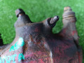 суппорт передний левый Toyota Corsa 4 поколение EL41 (1990 - 1994), 1.3 л., 4E-FE, бензин, АКПП, хетчбэк 3 дв. - фото №4