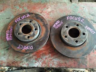 диск тормозной передний Ford Focus 2 поколение 2007, 1.6 л., HWDB, бензин, МКПП, седан