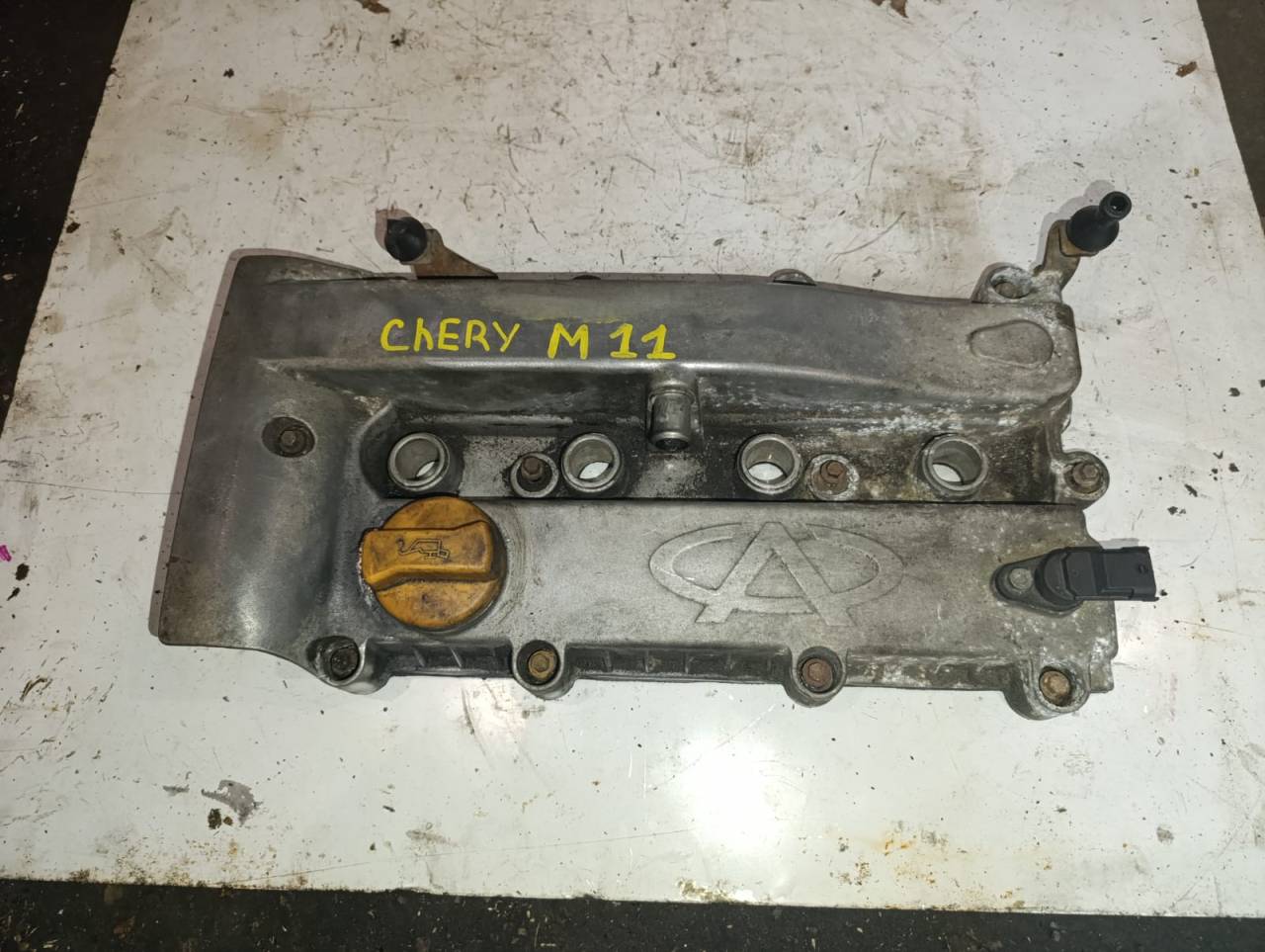 клапанная крышка Chery M11 (A3) 1 поколение 2010, 1.6 л., SQR481F, бензин, МКПП, 481H1003036ME - фото №1