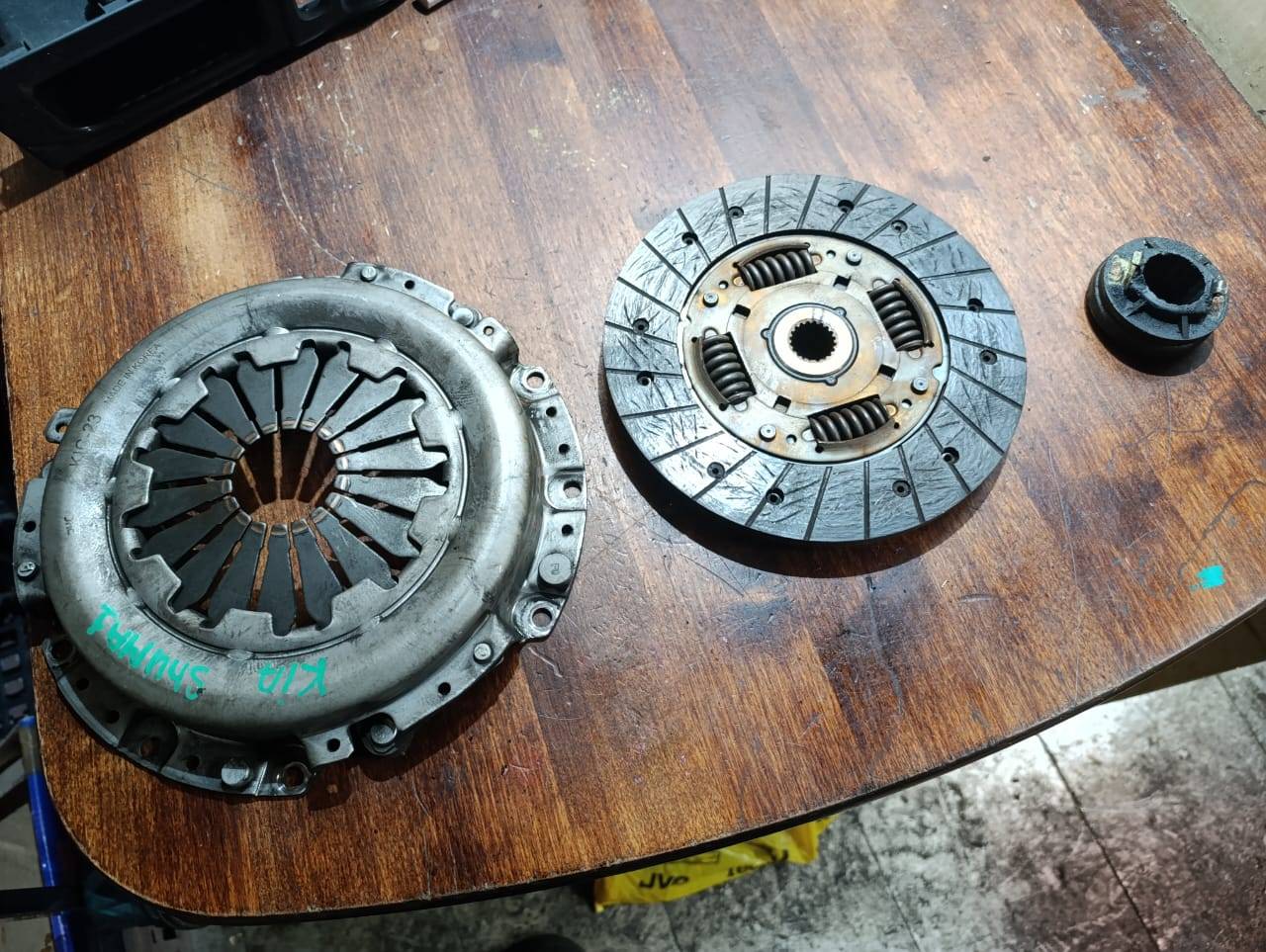 корзина сцепления Kia Shuma 2 поколение 2001, 1.6 л., S6D, бензин, МКПП - фото №1