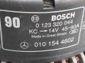генератор Mercedes-Benz E-Класс W210/S210 1997, 2.3 л., i, бензин, АКПП, задний привод, 0101544602, 0123320044 - фото №8