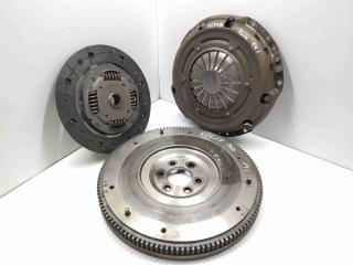 комплект сцепления Volkswagen Polo 4 поколение [рестайлинг] 2007, 1.4 л., i, бензин, МКПП, передний привод, 030105271D, 03C141031, 03C141025D