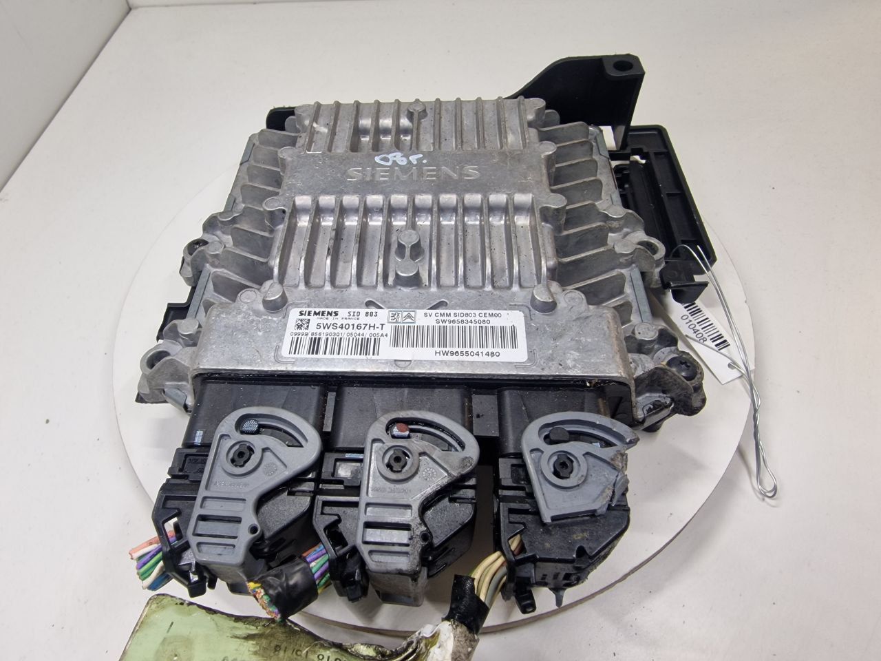 блок управления двигателем Peugeot 407 1 поколение 2007, 1.6 л., дизель, 9658345080, 9655041480 - фото №1