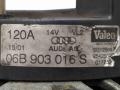 генератор Audi A4 B7 2007, 1.8 л., Ti, бензин, МКПП, передний привод, 06B903016S, SG12B047 - фото №8