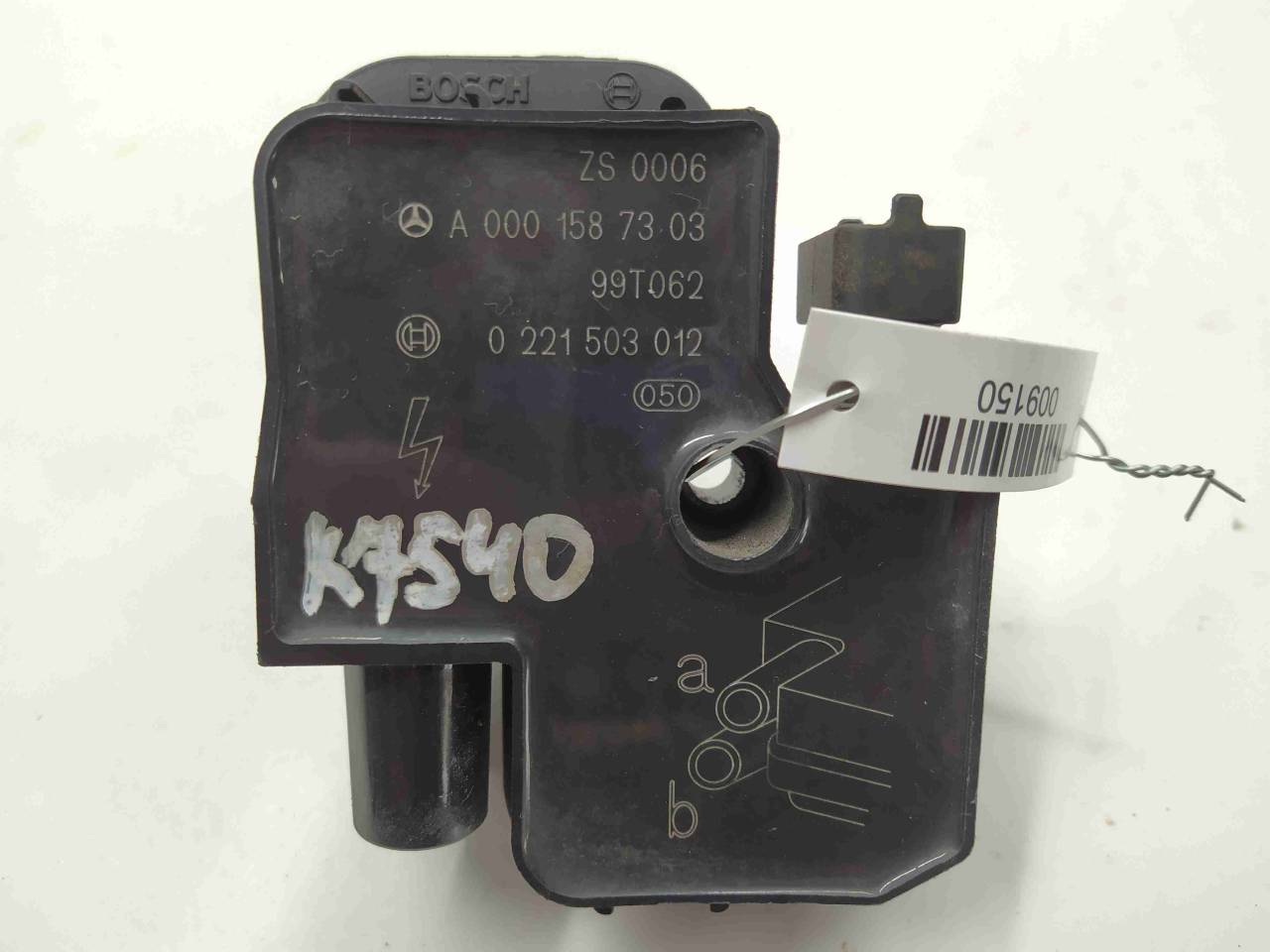 катушка зажигания Mercedes-Benz M-Класс W163 1999, 4.3 л., i, бензин, АКПП, внедорожник 5 дв., полный привод, A0001587303, 0221503012, 0001587303 - фото №1