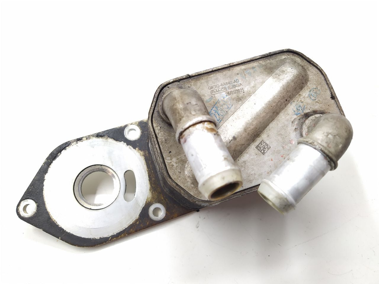 теплообменник масляного фильтра Ford Transit 8 поколение 2016, 2.0 л., TDCi, дизель, МКПП, задний привод, GK2Q6A642AD - фото №1