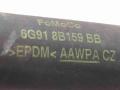 патрубок отопителя (печки) Ford Mondeo 4 поколение 2008, 2.5 л., Ti, бензин, МКПП, передний привод, 6G918B159BB - фото №5