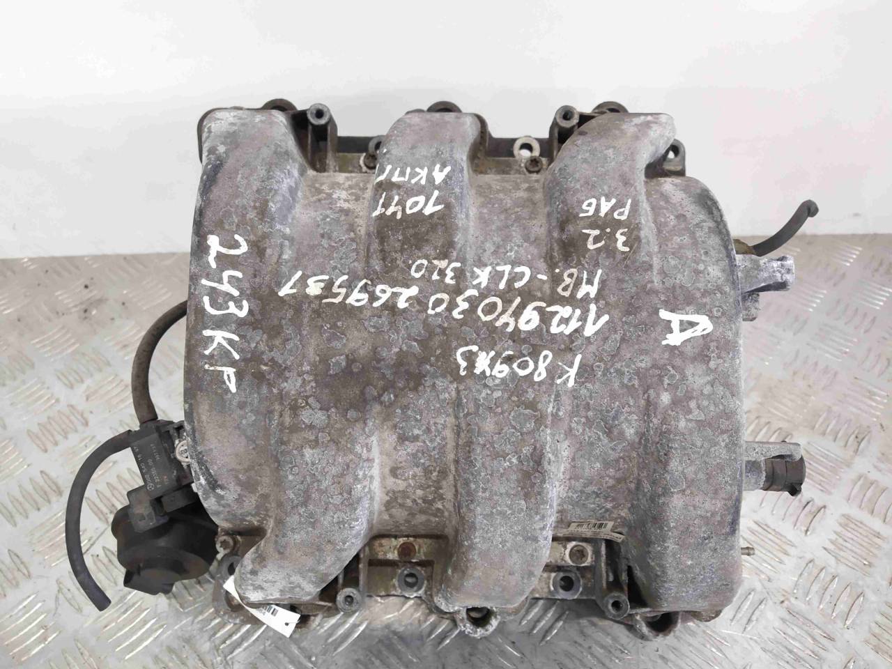 коллектор впускной Mercedes-Benz CLK-Класс W208/A208 1998, 3.2 л., i, бензин, АКПП, задний привод, A1121401001, 0280611002, 1121401001 - фото №1