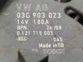 генератор Volkswagen Passat B6 2008, 2.0 л., TD, дизель, МКПП, передний привод, 03G903023, 0121715003 - фото №8