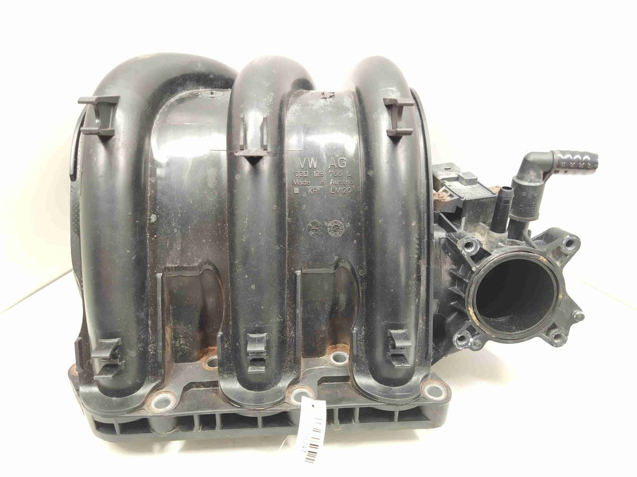 коллектор впускной Skoda Fabia 2 поколение (5J) 2009, 1.2 л., i, бензин, МКПП, передний привод, 03D129766L, 03D906051A - фото №1