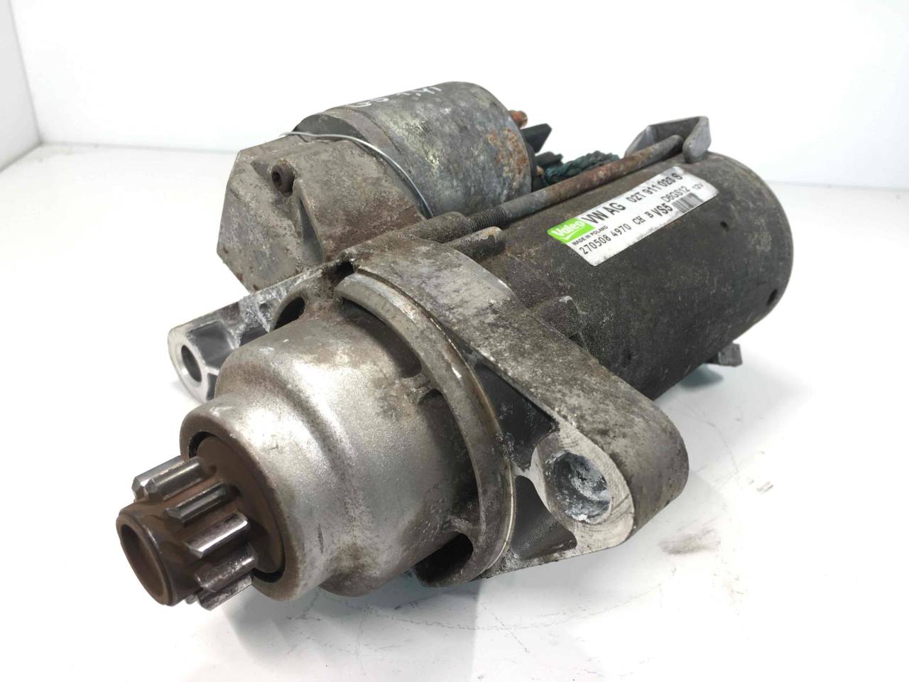 стартер Volkswagen Golf 5 поколение 2008, 1.4 л., i, бензин, МКПП, передний привод, D6GS12, 02T911023S - фото №1