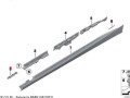 Кронштейн крепления порога BMW 4 серия F32/F33 F32 2015, 3.5 л., дизель, АКПП, черный, купе, полный привод, правый руль, 7294888, 51777294888 - фото №5