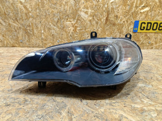 фара левая BMW X5 E70 2007, 3.0 л., дизель, АКПП, черный, внедорожник 5 дв., полный привод, правый руль, 7158931, 63127158931, 63127278047, 7278047