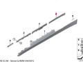 Кронштейн крепления порога BMW 4 серия F32/F33 F32 2015, 3.5 л., дизель, АКПП, черный, купе, полный привод, правый руль, 7285796, 51777285796 - фото №5