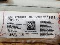 подушка безопасности боковая (шторка) BMW 4 серия F32/F33 F32 2015, 3.5 л., дизель, АКПП, черный, купе, полный привод, правый руль, 7292898, 72127292898 - фото №3