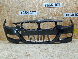 бампер передний BMW 3 серия F30/F31/F34 F30 2013, 3.0 л., дизель, АКПП, черный, седан, задний привод, правый руль, 8055179, 51118067943, 8067943, 51118055822, 8055822