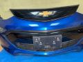 бампер передний Chevrolet Bolt 1 поколение (2016 - 2021), синий - фото №4