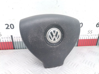 подушка безопасности водителя Volkswagen Passat B6 2007, 2.0 л., робот, универсал, 1K0880201AN