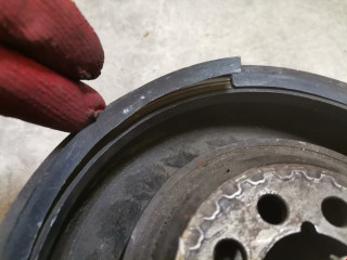 шкив коленвала Audi A4 B6 2001, 2.5 л., АКПП, седан, 059105251AC